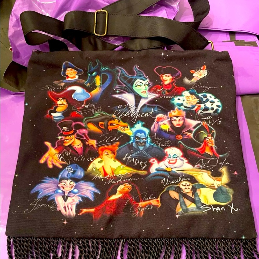 Disney canvas characters Cross body Or Shoulder Bag
